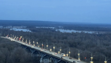 Во Владимире на ночь отключат реверсивное движение на мосту через Клязьму