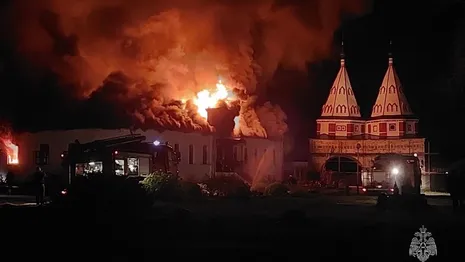 На пожаре в женском монастыре в Суздале погибла 83-летняя женщина
