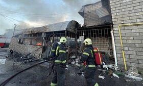 В Коврове при пожаре в магазине пострадал человек