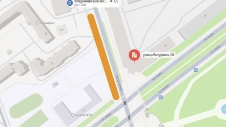 Улицу Батурина во Владимире снова перекроют