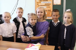 В камешковской школе №1 начала работать учитель из Белгородской области