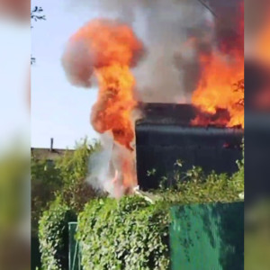 Во владимирском СНТ сгорел дачный дом