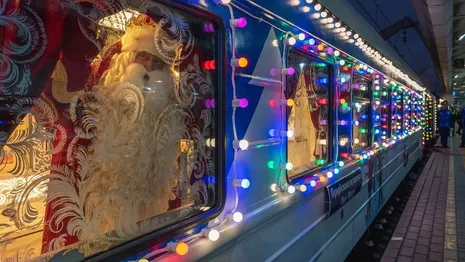 Поезд Деда Мороза дважды в декабре остановится во Владимирской области