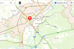 Во Владимире шоссе встали в пятничных пробках