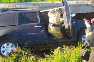 Во Владимирской области машина с пассажирами слетела в реку