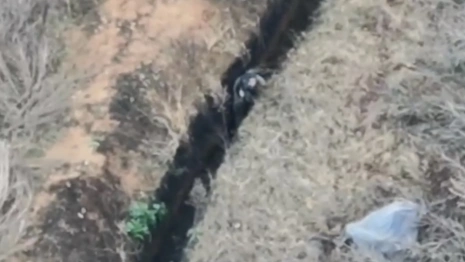 Доставленные из Владимирской области дроны заставили прятаться бойца ВСУ