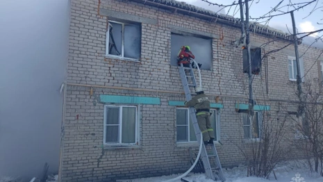 Во Владимирской области на пожаре в жилом доме спасли 2 человека