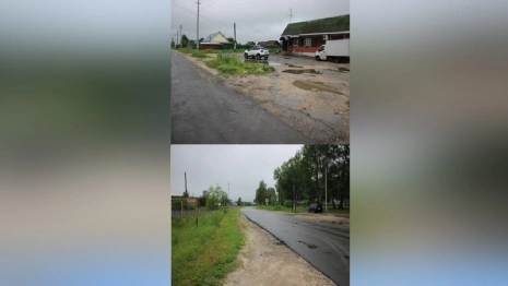 В деревне под Гусь-Хрустальным дорогу отремонтируют комплексно