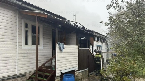 В Петушках пожар уничтожил частный жилой дом