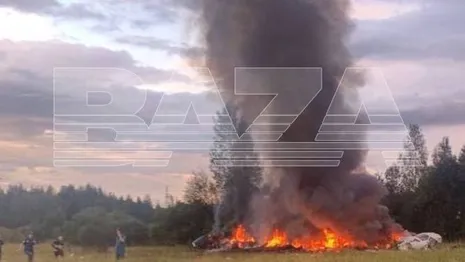 Самолет Евгения Пригожина разбился в Тверской области: 10 человек погибли