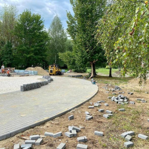 В Собинке начали благоустраивать бульвар