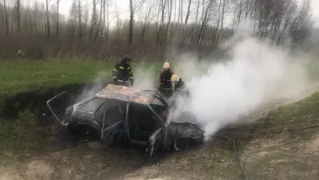 Во Владимире у «Тандема» сгорела машина 