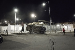 В центре Владимира водитель налетел на ограждение после ДТП