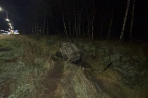 В Гусь-Хрустальном районе водитель и пассажир иномарки погибли после столкновения с деревом