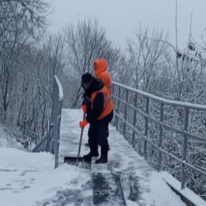 Владимирские коммунальщики вышли на борьбу с первым снегом