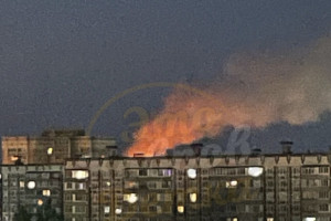 В Коврове ночной пожар уничтожил 10 гаражей