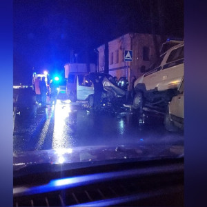 В Суздале водитель фургона протаранил полицейскую машину