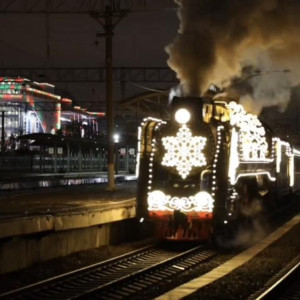 Поезд Деда Мороза приехал во Владимирскую область