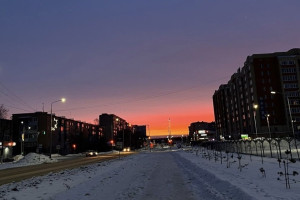 Владимирская область встретила первое утро 2025 год огненным рассветом