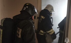 В Гусь-Хрустальном эвакуировали 102 человека из горящей поликлиники