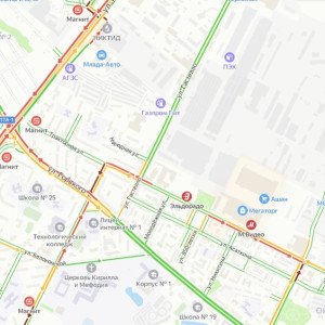 Владимир встал в предновогодних пробках