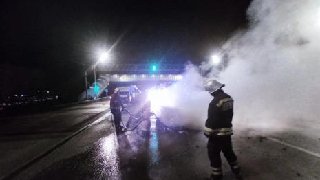 На трассе М-7 во Владимире произошло ДТП с пожаром: есть пострадавшие