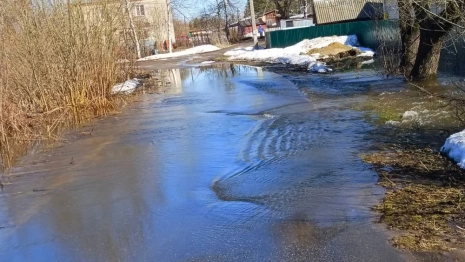 Владимирский поселок в выходные ушел под воду