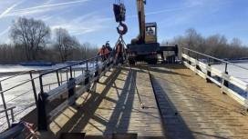 В Вязниковском районе мост через Клязьму перевели в пешеходный режим