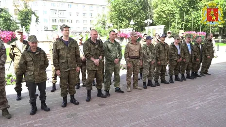 В зону СВО по контракту уехала группа бойцов из Владимирской области