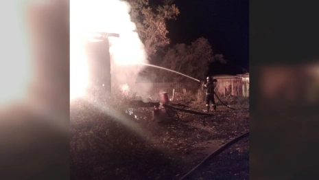 Во Владимирской области дотла сгорел жилой дом