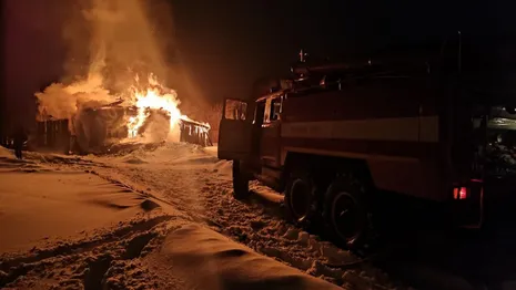 Во владимирской деревне на пожаре погиб 40-летний мужчина