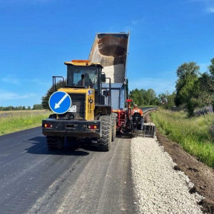 В Кольчугино ремонт дороги к Пекше вышел на финальную стадию
