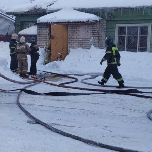 В Муроме загорелся похоронный дом