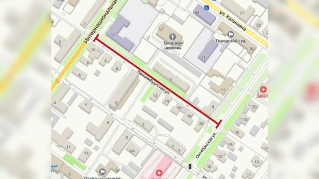 В Гусь-Хрустальном перекрыли участок дороги на улице Люксембургской