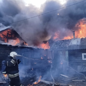 Во Владимире полностью сгорел частный дом на Лакина