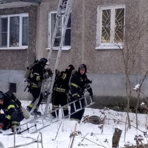 Во Владимире на пожаре в многоэтажке спасли пострадавшего