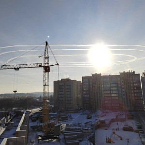 Президентский самолет оставил загадочные круги в небе над Владимирской областью