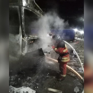 Во Владимирской области 40-летний водитель загоревшейся фуры получил ожоги рук и ног