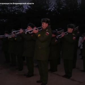 Во Владимирской области мобилизованных проводили в зону СВО под звуки военного оркестра