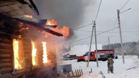 Пожар в Судогодском районе унес жизнь 46-летнего мужчины