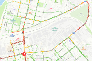 Ковров встал в огромных пробках из-за перекрытого моста 