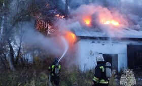 Во Владимирской области за сутки сгорели 2 бани