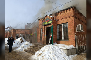 Во Владимирской области сгорело кафе