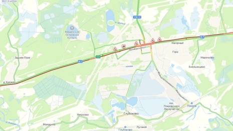 Пробка на М-7 Волга перед Покровом растянулась на 9 км 