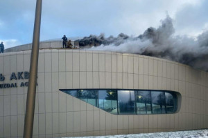 В Суздале при пожаре в аквапарке эвакуировали 210 человек