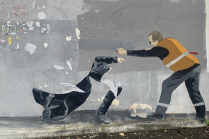 Владимирский художник «воскресил» уничтоженное вандалами граффити