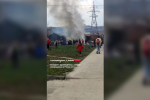 Во Владимире из-за непотушенного окурка вспыхнул мусорный бак