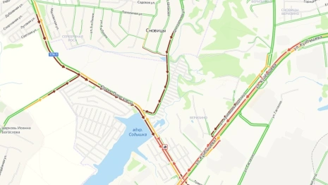 Въезд во Владимир со стороны Юрьев-Польского встал в мертвой пробке 