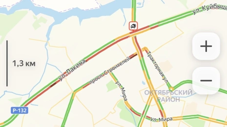 На «Пекинке» во Владимире выросла 4-километровая пробка