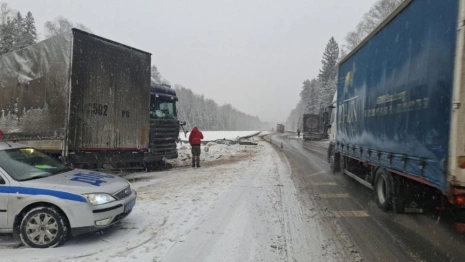 На М-7 в Ковровском районе произошло 2 аварии с фурами за утро